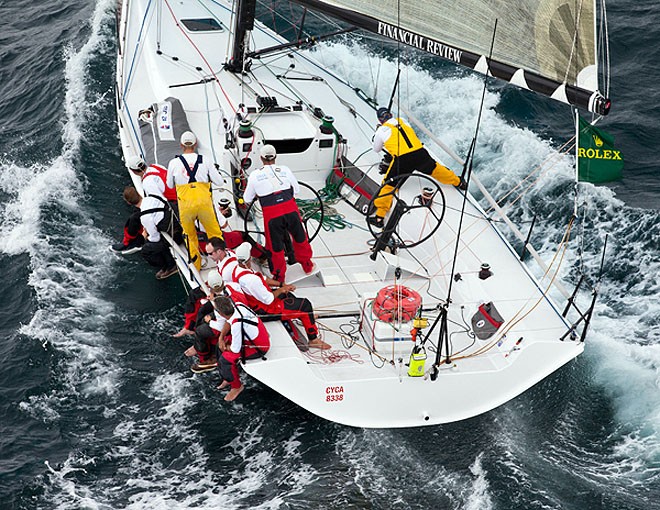 Ker 40 AFR Midnight Rambler at high speed on the way south - Rolex Sydney Hobart 2011 ©  Rolex/Daniel Forster http://www.regattanews.com